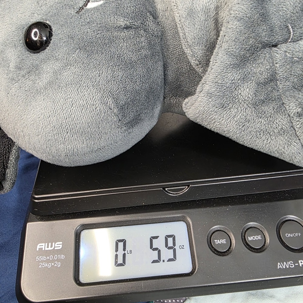 Send A Friend 12" Plush Binks Bat Black Gray Black Stuffed Animal Toy - Picture 8 of 8
